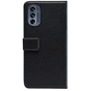 Mobilize Pu-Leder Book Hülle Schwarz Motorola Moto G62 5G