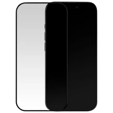 Mobilize Gehärtetes Glass Black Frame Displayschutzfolie Apple iPhone 16 Pro/17/17 Pro