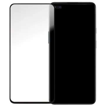 Mobilize Gehärtetes Glas Edge to Edge Displayshutzfolie Schwarz OnePlus Nord