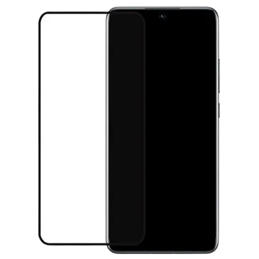 Mobilize Gehärtetes Glas Edge to Edge Displayschutzfolie Schwarz Samsung Galaxy S22+