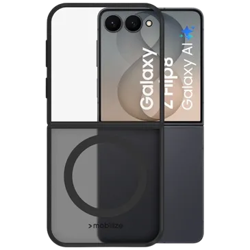 Mobilize Hybrid Back Cover Schwarz Magnetisch Samsung Galaxy Z Flip 8