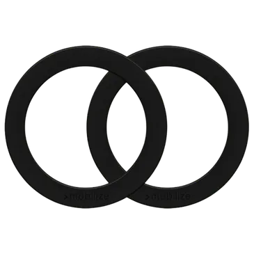 Mobilize Magnetisch Ring Schwarz (2-Pack)