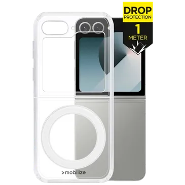 Mobilize PC Back Cover Durchsichtig Magnetisch Samsung Galaxy Z Flip 6