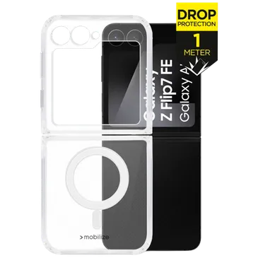 Mobilize PC Back Cover Durchsichtig Magnetisch Samsung Galaxy Z Flip 7 FE