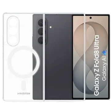 Mobilize PC Back Cover Durchsichtig Magnetisch Samsung Galaxy Z Fold 8 Ultra