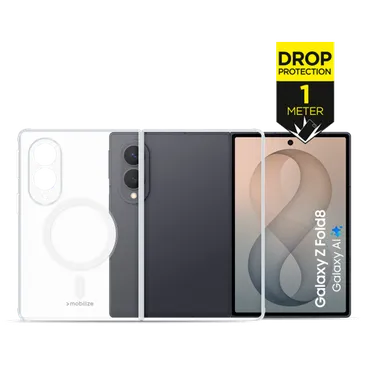 Mobilize PC Back Cover Durchsichtig Magnetisch Samsung Galaxy Z Fold 8