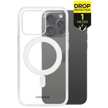 Mobilize PC Back Cover Durchsichtig MagSafe Apple iPhone 15 Pro Max
