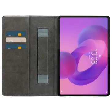 Mobilize Premium Folio PU-Leder Book Hülle Schwarz Lenovo Idea Tab Plus