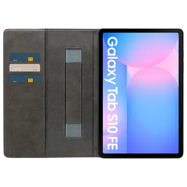 Mobilize Premium Folio PU-Leder Book Hülle Schwarz Samsung Galaxy Tab S10 FE/S10 Lite