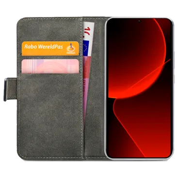 Mobilize Pu-Leder Book Hülle Schwarz Xiaomi 13T/13T Pro