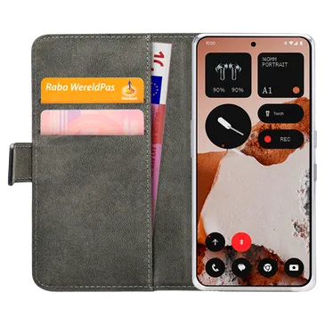 Mobilize PU-Leder Book Hülle Schwarz CMF Phone 2 Pro