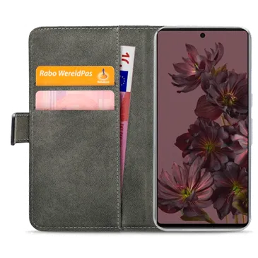 Mobilize Pu-Leder Book Hülle Schwarz Google Pixel 7 Pro