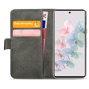 Mobilize Pu-Leder Book Hülle Schwarz Google Pixel 7