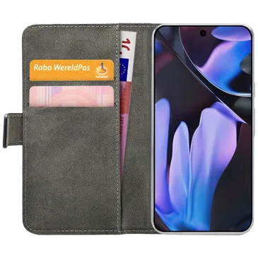 Mobilize Pu-Leder Book Hülle Schwarz Google Pixel 9 Pro XL