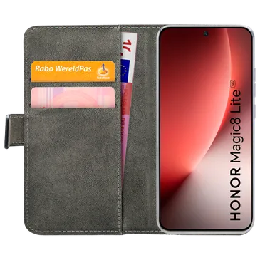 Mobilize PU-Leder Book Hülle Schwarz Honor Magic8 Lite