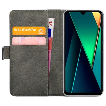 Mobilize Pu-Leder Book Hülle Schwarz Motorola Moto G75 5G