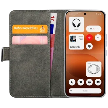Mobilize PU-Leder Book Hülle Schwarz Nothing Phone (4a) Pro