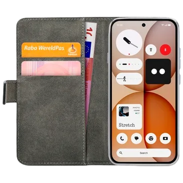 Mobilize PU-Leder Book Hülle Schwarz Nothing Phone (4a)