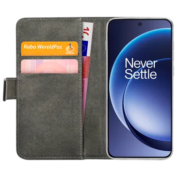 Mobilize PU-Leder Book Hülle Schwarz OnePlus 15R