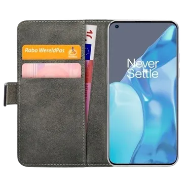 Mobilize PU-leder Book Case Schwarz OnePlus 9 Pro