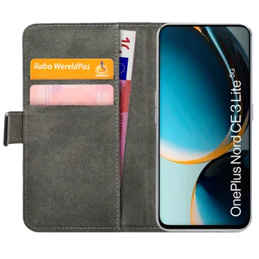 Mobilize Pu-Leder Book Hülle Schwarz OnePlus Nord Ce 3 Lite 5G