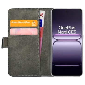 Mobilize PU-Leder Book Hülle Schwarz OnePlus Nord CE5