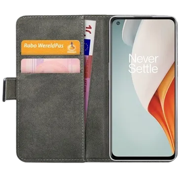 Mobilize PU-leder Book Case Schwarz OnePlus Nord N100