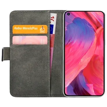 Mobilize PU-leder Book Case Schwarz Oppo A54