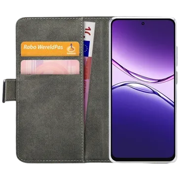 Mobilize PU-Leder Book Hülle Schwarz OPPO A5m
