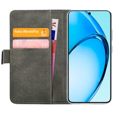 Mobilize Pu-Leder Book Hülle Schwarz OPPO A60