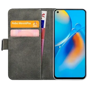 Mobilize PU-leder Book Case Schwarz Oppo A74 4G