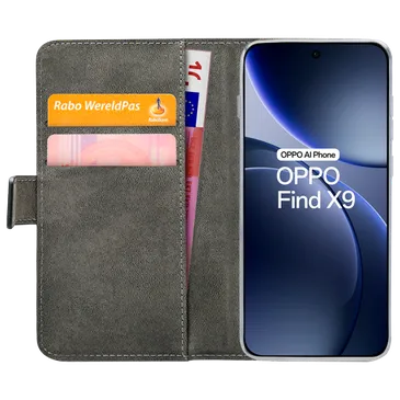 Mobilize PU-Leder Book Hülle Schwarz OPPO Find X9