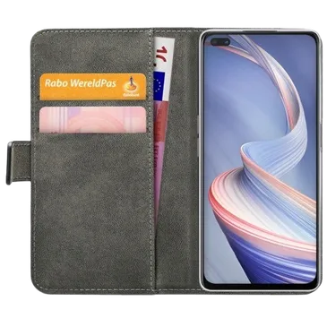 Mobilize PU-leder Book Case Schwarz Oppo Reno 4 Z 5G