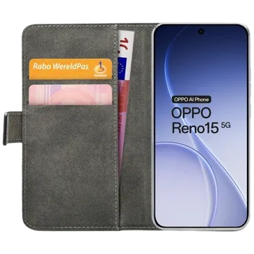Mobilize PU-Leder Book Hülle Schwarz OPPO Reno15 5G