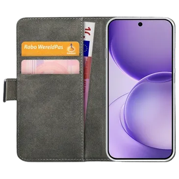 Mobilize PU-Leder Book Hülle Schwarz OPPO Reno16 F 5G/Reno16 FS 5G