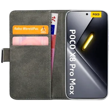 Mobilize PU-Leder Book Hülle Schwarz POCO X8 Pro Max