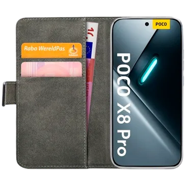 Mobilize PU-Leder Book Hülle Schwarz POCO X8 Pro