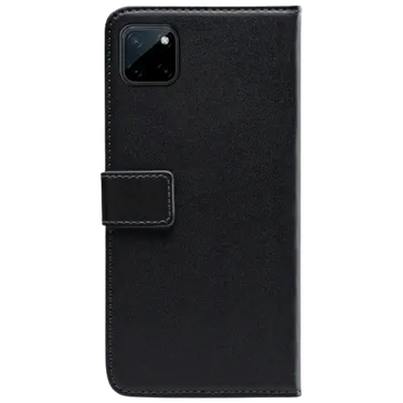 Mobilize PU-leder Book Case Schwarz Realme C21Y