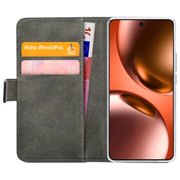 Mobilize PU-Leder Book Hülle Schwarz Realme GT 7/GT 7T