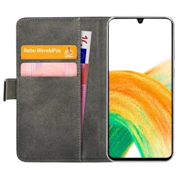 Mobilize PU-leder Book Case Schwarz Samsung Galaxy A33 5G