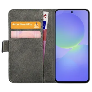 Mobilize PU-Leder Book Hülle Schwarz Samsung Galaxy A37 5G