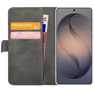 Mobilize PU-Leder Book Hülle Schwarz Samsung Galaxy S26+