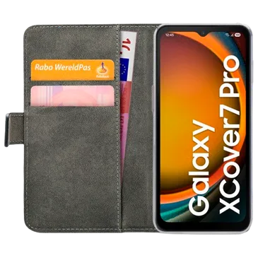 Mobilize PU-Leder Book Hülle Schwarz Samsung Galaxy Xcover 7 Pro