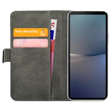 Mobilize Pu-Leder Book Hülle Schwarz Sony Xperia 10 V