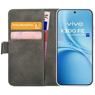 Mobilize PU-Leder Book Hülle Schwarz vivo X300 FE