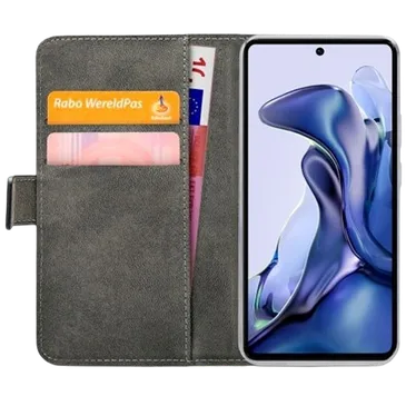 Mobilize PU-leder Book Case Schwarz Xiaomi 11T/11T Pro