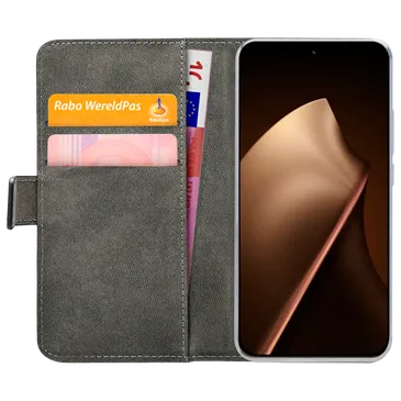 Mobilize PU-Leder Book Hülle Schwarz Xiaomi 15T Pro