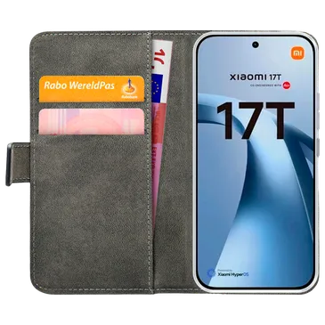 Mobilize PU-Leder Book Hülle Schwarz Xiaomi 17T/17T Pro