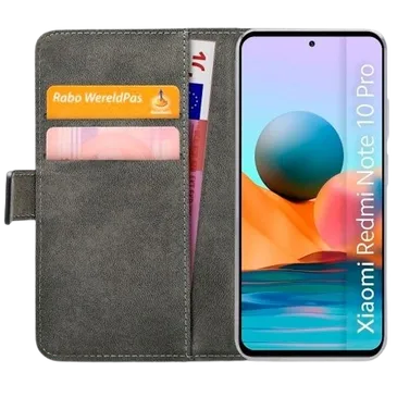 Mobilize PU-leder Book Case Schwarz Xiaomi Redmi Note 10 Pro