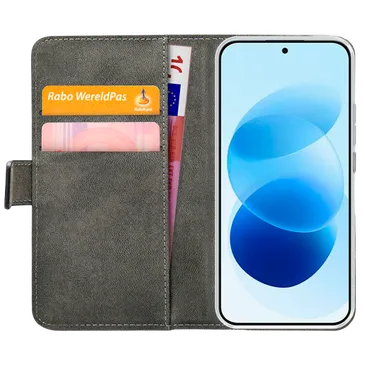 Mobilize PU-Leder Book Hülle Schwarz Xiaomi Redmi Note 17 4G/5G